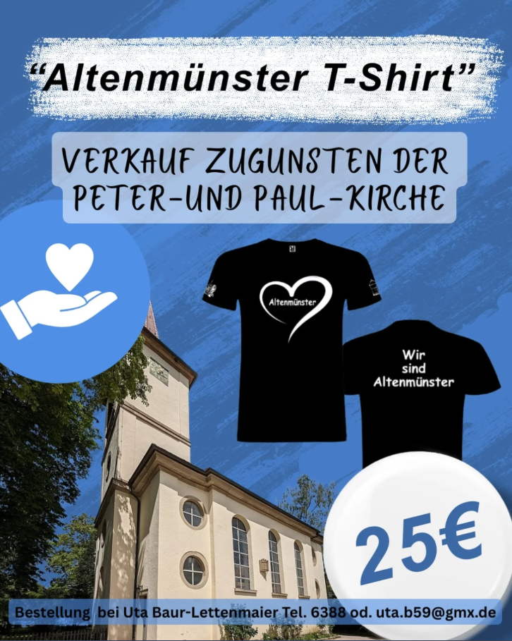 Erneuter T-Shirt-Verkauf zugunsten Peter-und-Paul-Kirche